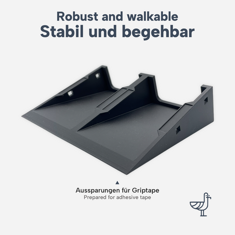 Individuelle Saugroboter Rampe